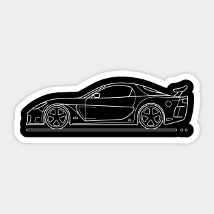 Tokyo Drift W Sticker